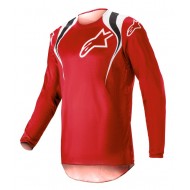 OFFER ALPINESTARS FLUID NARIN JERSEY COLOUR MARS RED / WHITE [STOCKCLEARANCE]