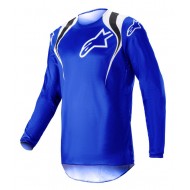OFFER ALPINESTARS FLUID NARIN JERSEY COLOUR BLUE RAY / WHITE [STOCKCLEARANCE]