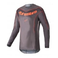 OUTLET CAMISETA ALPINESTARS FLUID LURV COR IMÃ / VERMELHO NEÓN