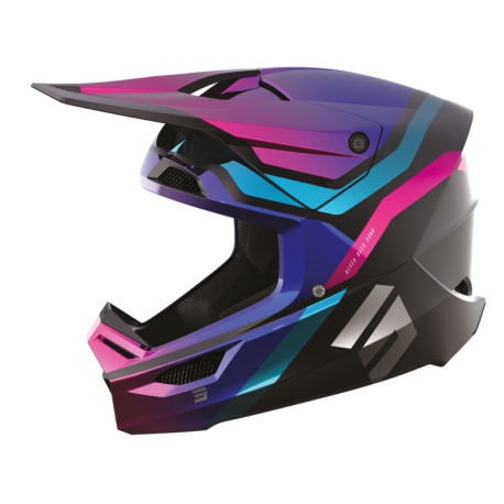 Casco Shot Race Sky Color Morado Cromado A08-21B1-D02