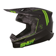 SHOT HELMET FURIOUS ARMY COLOUR GREEN MATT