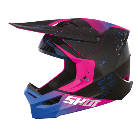 CASCO SHOT FURIOUS MATRIX 2023 COLOR MORADO BRILLO-A08-21C1-D01-