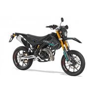 RIEJU MRT PRO 50 SUPERMOTARD COR PRETO/AZUL-TURQUESA