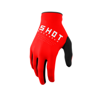 SHOT YOUTH RAW GLOVES COLOUR RED