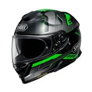 CASCO SHOEI GT-AIR 2 APERTURE TC4 COLOR NEGRO / VERDE