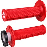PUÑOS ODI MX V2 LOCK-ON HALF-WAFFLE GRIP ROJO