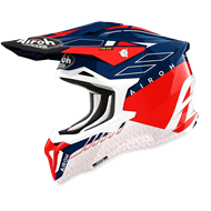 CASCO AIROH STRYCKER SKIN AMAZE 2023 COLOR AZUL / NEGRO 