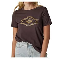 CAMISETA MUJER FOX MANGA CORTA FULL FLUX 2023 COLOR PURPURA