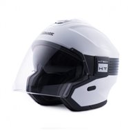 CASCO BLAUER HACKER COLOR BLANCO / NEGRO