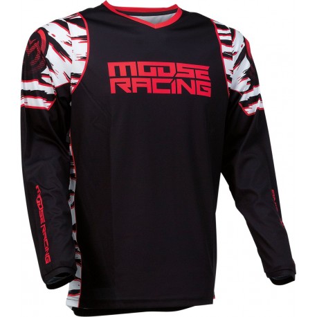 MOOSE RACING JERSEY QUALIFIER COLOUR BLACK / RED