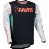 CAMISETA MOOSE RACING AGROID COLOR NEGRO / GRIS