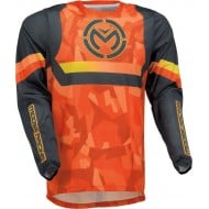 CAMISETA MOOSE RACING SAHARA COLOR NEGRO / NARANJA