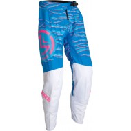 PANTALONES MOOSE RACING QUALIFIER COLOR AZUL / ROSA / BLANCO