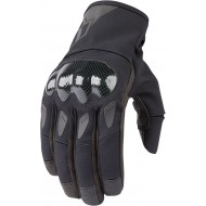 GUANTI ICON STORMHAWK CE COLORE NERO / GRIGIO