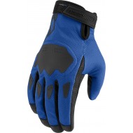 GUANTES ICON HOOLIGAN CE COLOR AZUL