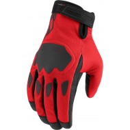 GUANTI ICON HOOLIGAN CE COLORE ROSSO