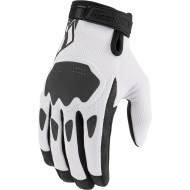GUANTES ICON HOOLIGAN CE COLOR BLANCO