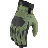 Luvas Icon Hooligan Ce Cor Camuflagem Verde