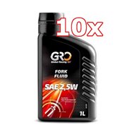 PACK 10x ACEITE DE HORQUILLAS GRO SAE 2.5 1 LITRO