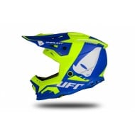 CAPACETE UFO ECHUS COR AZUL / AMARELO FLUOR