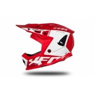 Capacete Ufo Echus Cor Vermelho / Branco