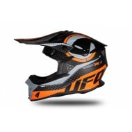 UFO HELMET INTREPID COLOUR BLACK / ORANGE [STOCKCLEARANCE]