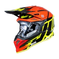 CASCO JUST 1 J39 POSEIDON COLOR NEGRO / AMARILLO / ROJO