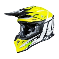 CASCO JUST 1 J39 POSEIDON COLOR BLANCO / AMARILLO / NEGRO