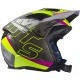 CASCO TRIAL MOTS JUMP UP03 COLOR GRIS /  AMARILLO FLUOR