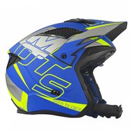 HELMET TRIAL MOTS JUMP UP03 COLOR BLUE / YELLOW FLUOR