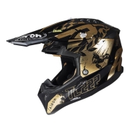 CASCO AIROH AVIATOR 3 LEGEND TC222 COLOR NEGRO / DORADO