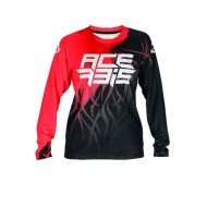 ACERBIS YOUTH MX J-KID THREE JERSEY COLOUR BLACK / RED