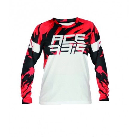 ACERBIS YOUTH MX J-KID FOUR JERSEY COLOUR WHITE / RED