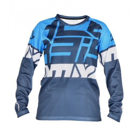 ACERBIS YOUTH MX J-WINDY FOUR VENTED JERSEY COLOUR BLUE / WHITE