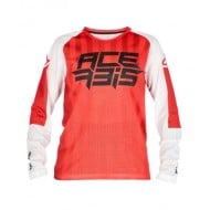 ACERBIS YOUTH MX J-WINDY FIVE VENTED JERSEY COLOUR RED / WHITE