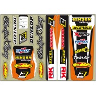 KIT ADESIVOS UNIVERSAL BLACKBIRD KTM