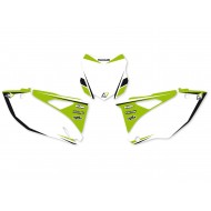 KIT DE ADHESIVOS PORTA NUMERO CON GRAFICA BLACKBIRD KAWASAKI KXF 450 (2012-2015)