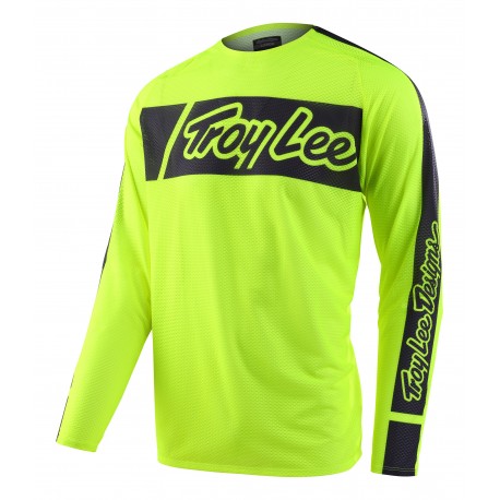 TROY LEE SE PRO JERSEY COLOUR YELLOW FLUO