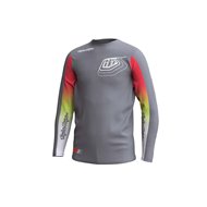 TROY LEE YOUTH GP PRO JERSEY COLOUR LIGTH GREY/FIRE