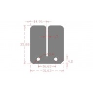 FEUILLES DE CARBONE CARBONE RACING BETA CHRONO 50 (1994-2002)