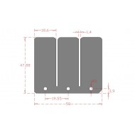 CARBONO RACING CARBON REED PETAL HUSQVARNA CR 125 (1994-2005)