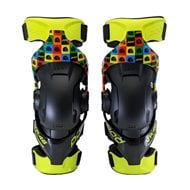 POD K4 2.0 VALENTINO ROSSI SPECIAL EDITION KNEE BRACE PAIR COLOUR YELLOW VR46