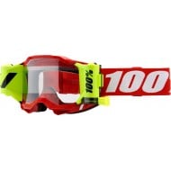 100% ACCURI 2 FORECAST GOGGLES COLOUR RED / YELLOW - LENS CLEAR