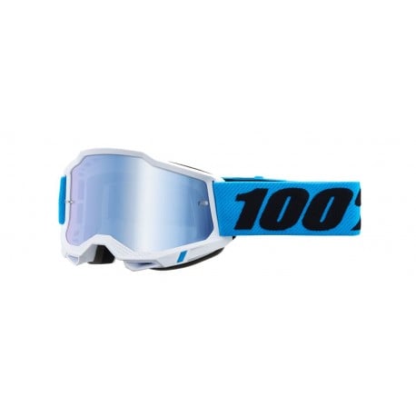 100% ACCURI 2 YOUTHES NOVEL GOGGLES - LENS MIRROR BLUE