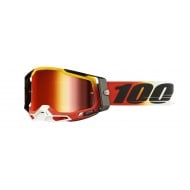 100% RACECRAFT 2 OGUSTO GOGGLES - LENS MIRROR RED
