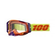 OUTLET GAFAS 100% RACECRAFT 2 PANAM - LENTE TRANSPARENTE