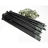 BLACK STEEL SPOKE SET AND NIPPLES FOR FRONT WHEEL 21'' WITH INMOTION HUBS #STOCKCLEARANCE