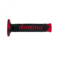 PUNHOS DOMINO EXTRA GRIP PRETO/VERMELHO (ORIGINAIS BETA)