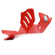 SKID PLATE WITH SKID LINK AXP XTREM BETA XTRAINER 300 (2016-2022) COLOUR RED