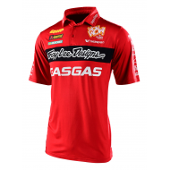 POLO GAS GAS TEAM TLD PIT FARBE ROT